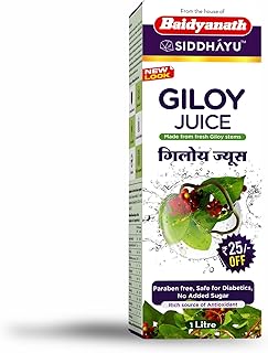Baidyanath Asli Ayurved Giloy Juice - 1 L | Ayurvedic Herbal Juice with Giloy (Guduchi) | Helps Boost Immunity| Wellness Drink