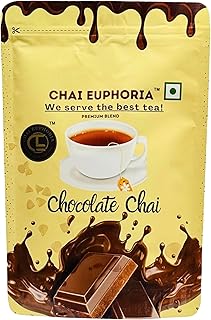 Chai Euphoria Premium Chocolate Chai – 250g Loose Leaf | Indian Spiced Black Tea with Natural Cocoa & Exotic Spices | Rich, Aromatic, Gourmet Blend