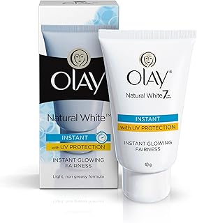 Olay Natural White 7 In 1 Instant Glowing Fairness Cream, 40Gm - All Skin Type