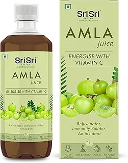 Sri Sri Tattva Shuddhta Ka Naam | Amla Juice | Herbal & Pure | Rich in Vitamin C | Naturally boosts Immunity | 1 L (Pack of 1)
