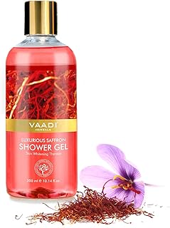 Vaadi Herbals Shower Gel, Luxurious Saffron, 300 ml