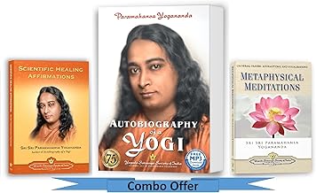 Scientific Healing Affirmations + Metaphysical Meditations + Autobiography of a Yogi in English (Pocket book), Yogoda Combo self help books by Paramahansa Yogananda