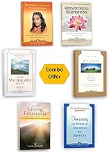 Scientific Healing Affirmations + Metaphysical Meditations + Living Fearlessly + Law of Success Hardcover book Paramahansa Yogananda + Focusing the Power of Attention. + To be Victorious. Yogoda Combo