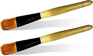 Facial Mask, Face Pack, Cosmetic Application Big Size Wooden Handle Soft Brush