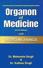 Organon of Medicine with Word Meanings (5th & 6th Editions)