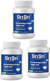 Sri Sri Ayurveda Tattva Navahridaya Kalpa Tablet -60 Count+F31 (500 Mg) - Pack of 3