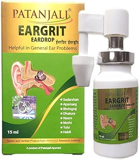 Patanjali Divya Eargrit Eardrop 15 ml (Pack of 2)