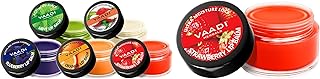 VAADI HERBALS Assorted Lip Balms, 10g (Pack of 5) 100% Natural Lip Balms| For Dry & Chapped Lips | 24hr Hydration | & Lip Balm, Strawberry and Honey, 10g