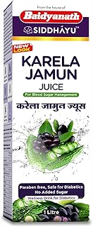 Baidyanath Asli Ayurved Karela Jamun Juice Paraben Free With No Added Sugar, 1 Liter