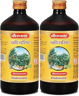 Baidyanath Khadirarishta: Ayurvedic Blood Purifier- 450Ml (Pack Of 2), Syrup