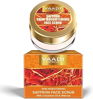 Vaadi Herbals Skin Whitening Saffron Face Scrub 25 gms