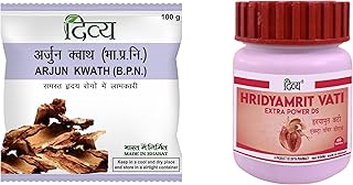 Divya Arjun Kwath 100 Gm + Divya Hridyamrit Vati Extra Power 40N
