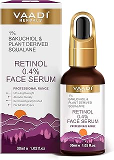 Vaadi Herbals Retinol 0.4% Face Serum With 1% Baluchiol & Plant Derived Squalane