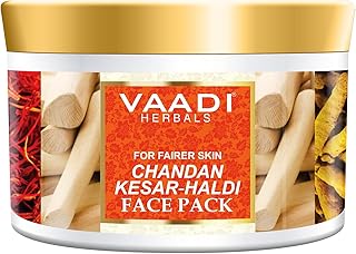 Vaadi Herbals Face Pack, Chandan Kesar and Haldi, 600g