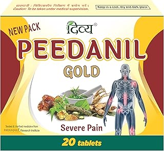Patanjali Divya Peedanil Gold,Tablet,20 Count