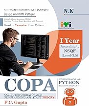 NK - Computer Operator and Programming Assistant [COPA] Theory - I Year with Programming in Python Elective Module-I (English) NSQF Level 3.5 ITI Book