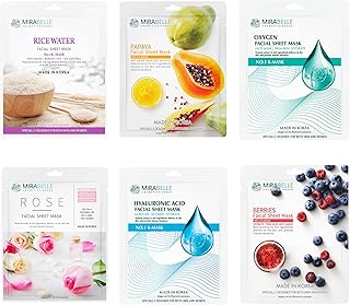 Mirabelle Cosmetics Normal Skin Facial sheet Mask (Pack of 6)