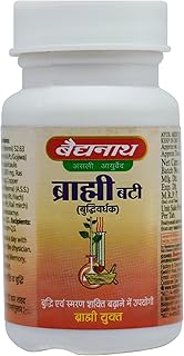 Baidyanath Asli Ayurved Jhansi Brahmi Bati - 80Tabs|, Pack of 1