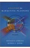Analysis For Marketing Planning By Donald R. Lehmann, PB ISBN13: 9780071154239 ISBN10: 007115423X for USD 21.98