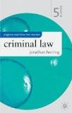 Criminal Law By Jonathan Herring, PB ISBN13: 9780230018709 ISBN10: 023001870X for USD 67.2
