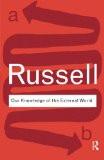 Our Knowledge Of The External World by Bertrand Russell, PB ISBN13: 9780415473774 ISBN10: 415473772 for USD 22.65