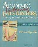 Academic Listening Encounters By Miriam Espeseth, PB ISBN13: 9780521578219 ISBN10: 521578213 for USD 38.49