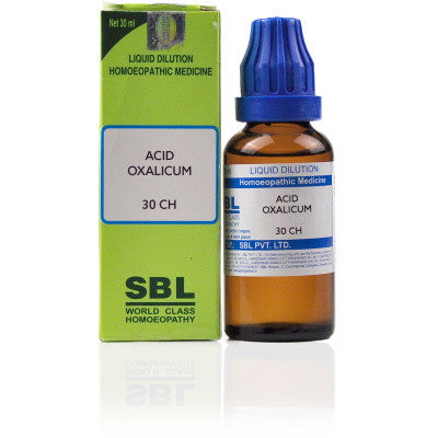 2 x SBL Acid Oxalicum 30 CH 30ml each - alldesineeds