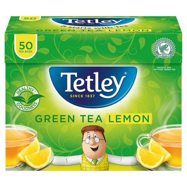 Tetley Lemon Green Tea Bags 50