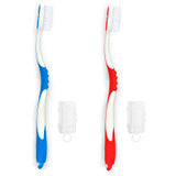 Pack of 2 Aquawhite Soft Bristles Deep Clean Toothbrush With Hygiene Cap (2Pack)