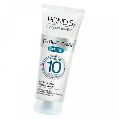 Buy Ponds Pimple Clear White Multi Action Facial Wash 100 gms online for USD 7.99 at alldesineeds