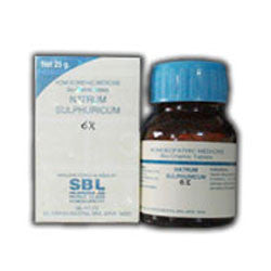 2 pack X SBL Homeopathy Bio Chemics - Natrum Sulphuricum - alldesineeds