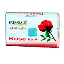 Buy 3 x Baba Ramdev Patanjali Rose Kanti Soap 75g online for USD 9.99 at alldesineeds
