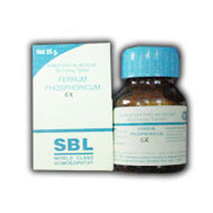 2 pack X SBL Homeopathy - Bio Chemics - Ferrum Phosphoricum - alldesineeds