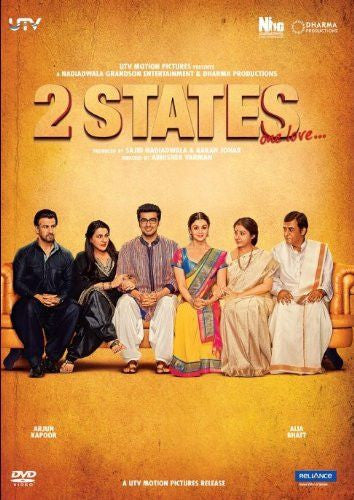 Buy 2 States : Bollywood BLURAY DVD online for USD 13.5 at alldesineeds