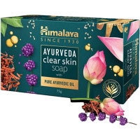 Pack of 2 Himalaya Ayurveda Clear Skin Soap With Pure Ayurvedic Oil (75g)