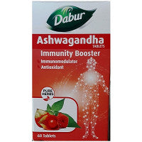 2 x  Dabur Ashwagandha Tablets Immunomodulator & Antioxidant (60tab)
