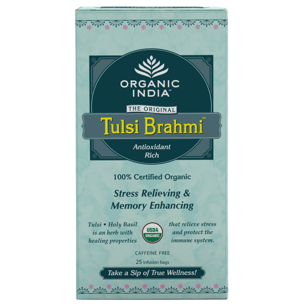 Organic India Tulsi Brahmi Tea 25 TBs each