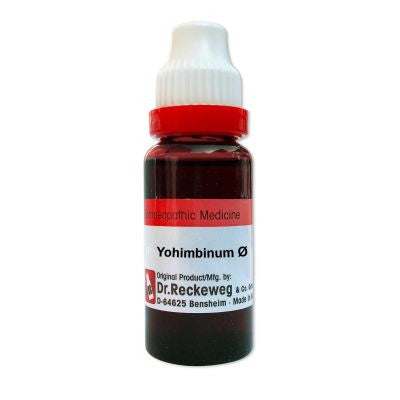 Dr Reckeweg Yohimbinum Q (Mother Tincture) 20ml each - alldesineeds