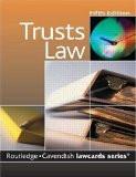 Trusts Law By Routledge-Cavendish, PB ISBN13: 9781845680299 ISBN10: 1845680294 for USD 23.52