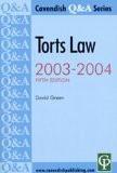 Torts Law By David Green, PB ISBN13: 9781859416297 ISBN10: 1859416292 for USD 37.87
