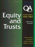 Equity & Trusts Q&A 2006-2007 By Mohamed Ramjohn, PB ISBN13: 9781859417416 ISBN10: 1859417418 for USD 38.03