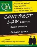 Contract Law By Richard Stone, PB ISBN13: 9781859419601 ISBN10: 1859419607 for USD 46.27