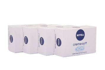 Nivea Creme Soap Normal to Dry Skin 125g Pack of 4 - alldesineeds