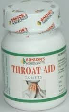 2 pack of Throat Aid Tablet Relieves Sore Throat - Baksons Homeopathy - alldesineeds