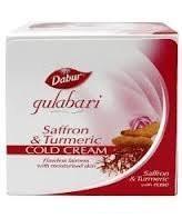 3 x Dabur Gulabari Staffron & Turmeric Cold Cream 100 ml each (Total 300ml) - alldesineeds