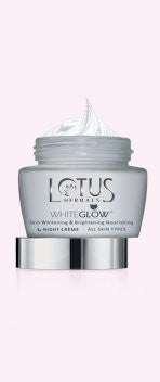 Buy Lotus Herbals WHITEGLOW Skin Whitening & Brightening Nourishing Night Crme 60g online for USD 38.05 at alldesineeds