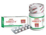 2 pack of Homoeopathic Formula 'D' Tabs (Total 200 tabs) - Baksons Homeopathy - alldesineeds