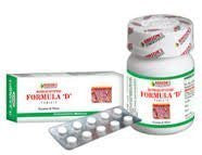2 pack of Homoeopathic Formula 'D' Tabs (Total 200 tabs) - Baksons Homeopathy - alldesineeds