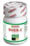 2 pack of Worm C Tablet Relieves Diarrhoea - Baksons Homeopathy - alldesineeds