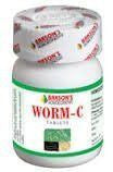 Worm C Tablet Relieves Diarrhoea (75 Tabs) - Baksons Homeopathy - alldesineeds